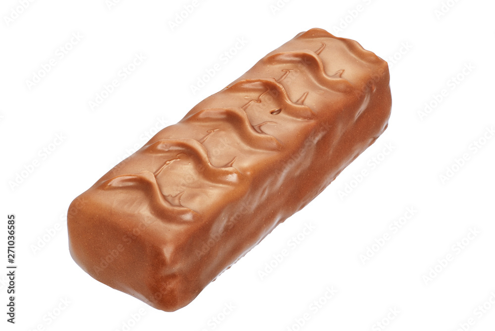 Chocolate candy bar isolated on white Chocolate candy bar isolated on white