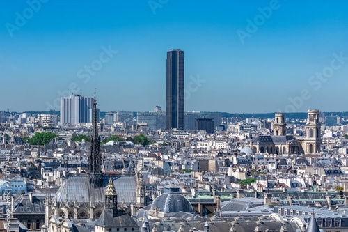 Photos Paris, panorama of the city, with the Sainte-Chapelle, the Conciergerie, the Sai