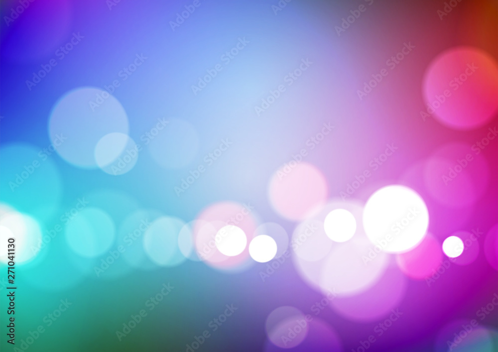 Abstract bokeh light on colors background