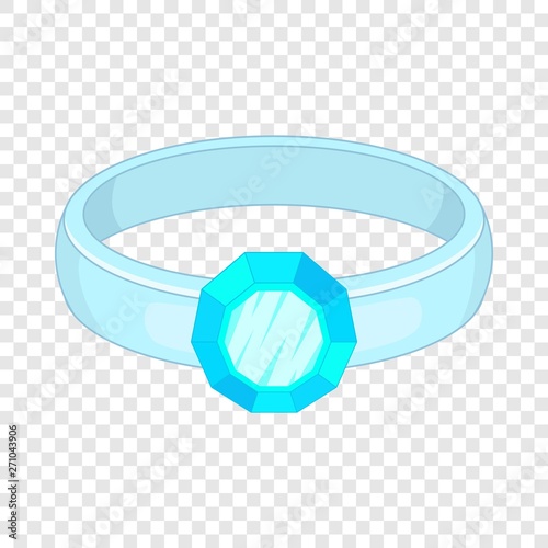 Ring icon. Cartoon illustration of ring vector icon for web design
