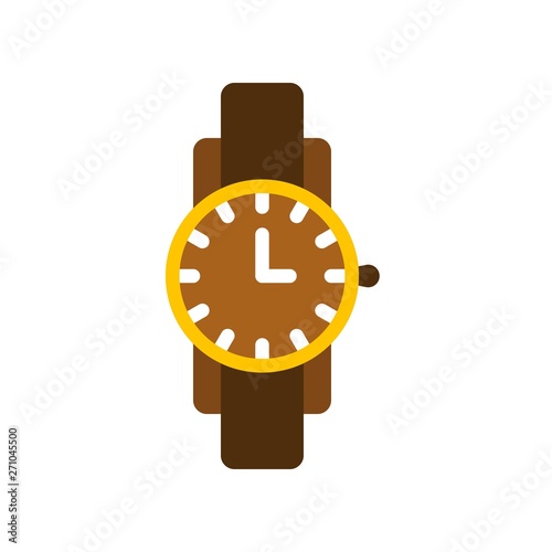 Watch vector illustration, Isolated flat style icon