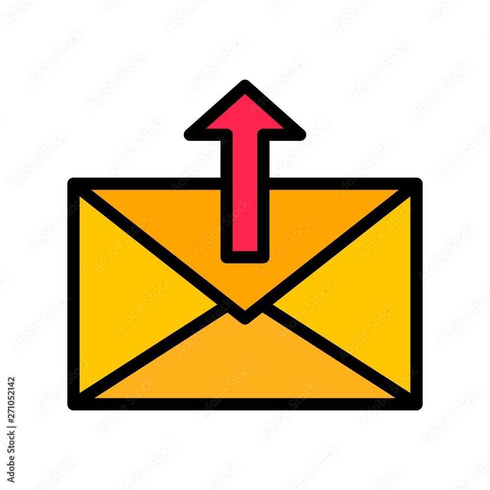 Email vector, Social media filled editable stroke icon Email vector, Social media filled editable stroke icon
