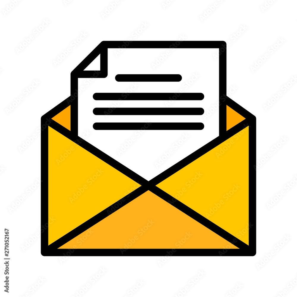 Email vector, Social media filled editable stroke icon Email vector, Social media filled editable stroke icon
