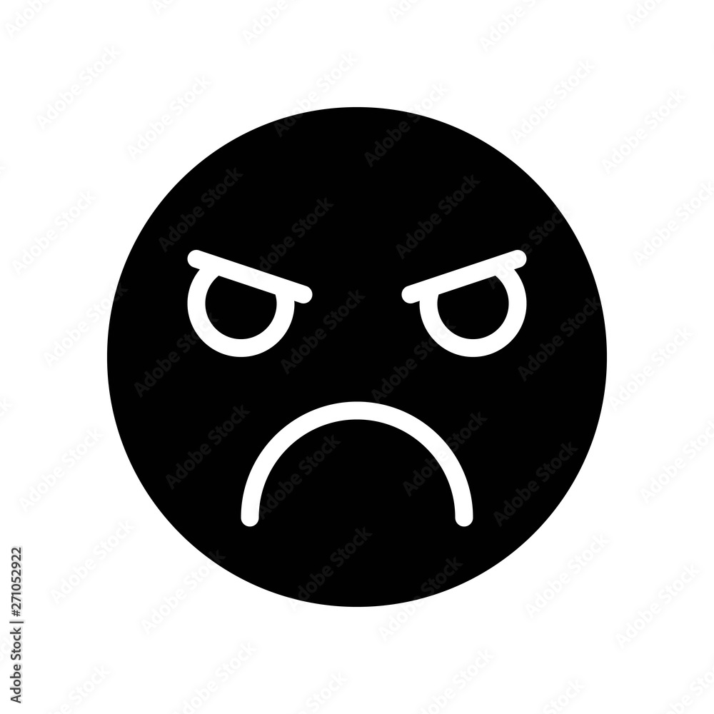 Emoticon vector, Social media solid style icon Emoticon vector, Social media solid style icon