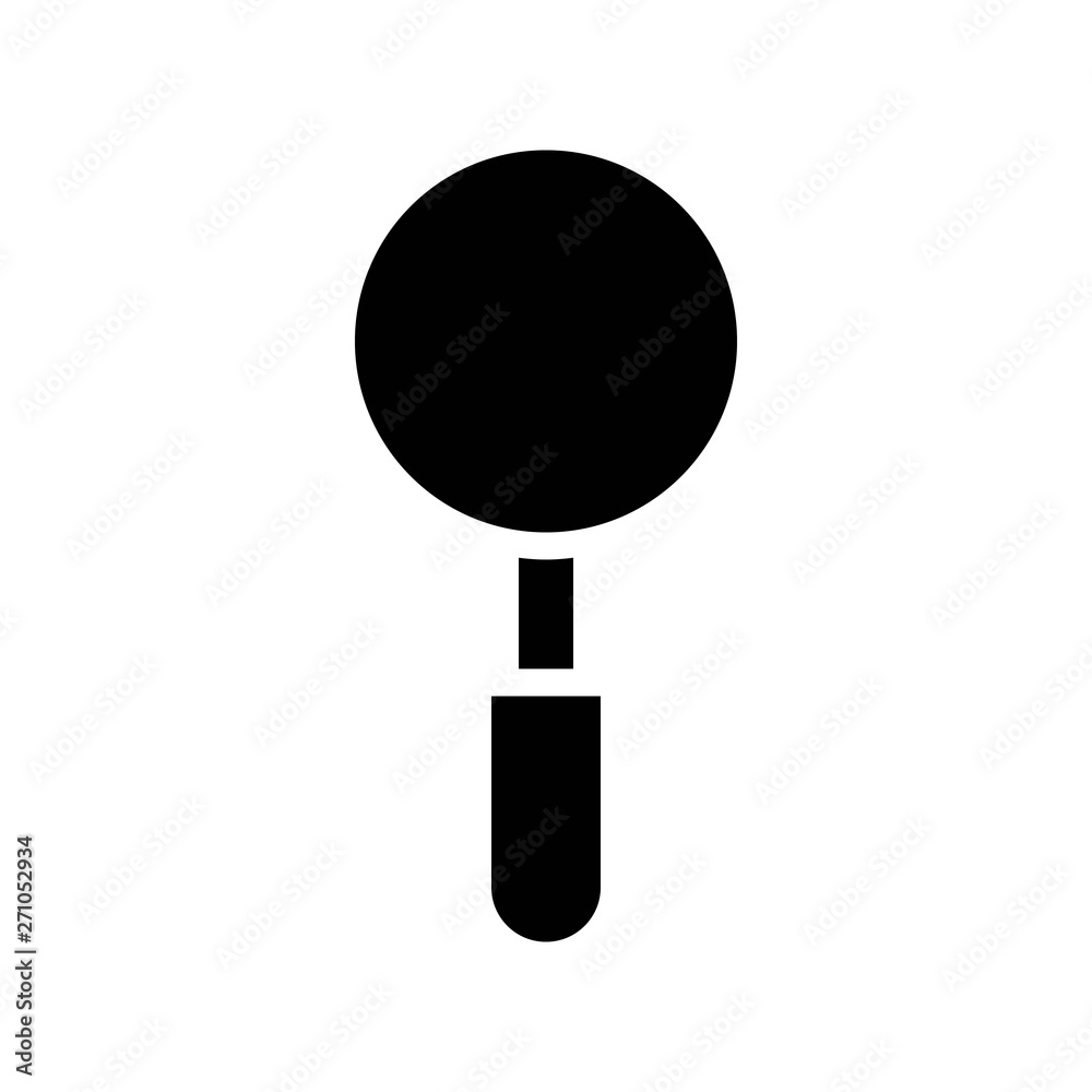 Magnifying glass vector, Social media solid style icon Magnifying glass vector, Social media solid style icon
