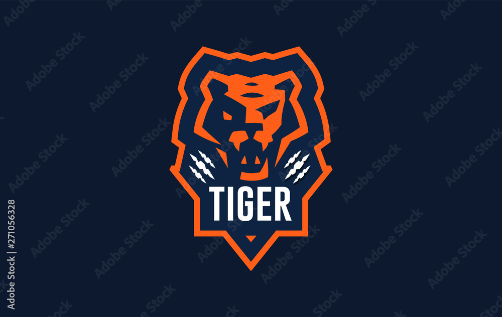 The image of a tiger The image of a tiger