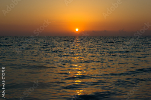 sunrise over the sea