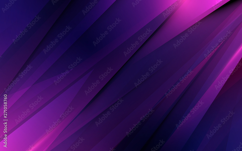 Abstract purple triangles motion futuristic background