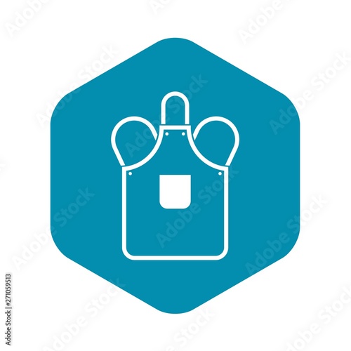 Blacksmiths apron icon in simple style isolated vector illustration