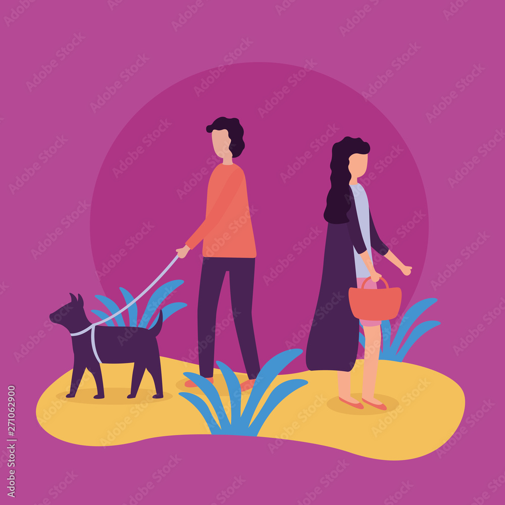 Obraz premium people activities outdoors