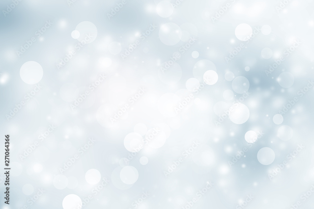 white blur abstract background. bokeh christmas blurred beautiful shiny Christmas lights