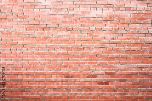 Old red brick wall, old texture of red stone blocks. Wall texture. Background of old vintage brick wall. - Image