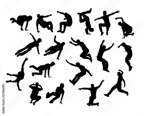 Jumping Sport Activity, art vector design