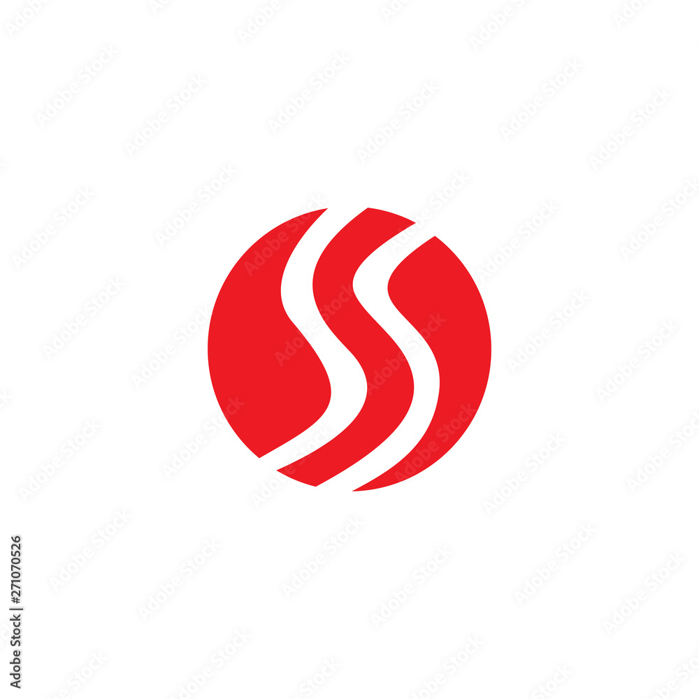 Obraz premium S letter logo design vector template