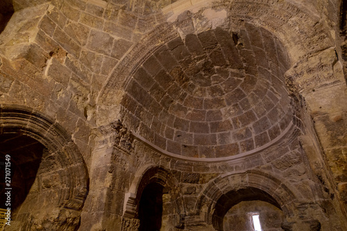  Deyrulzafaran Monastery in Mardin, Turkey. Interior view of Deyrulzafaran Monastery.