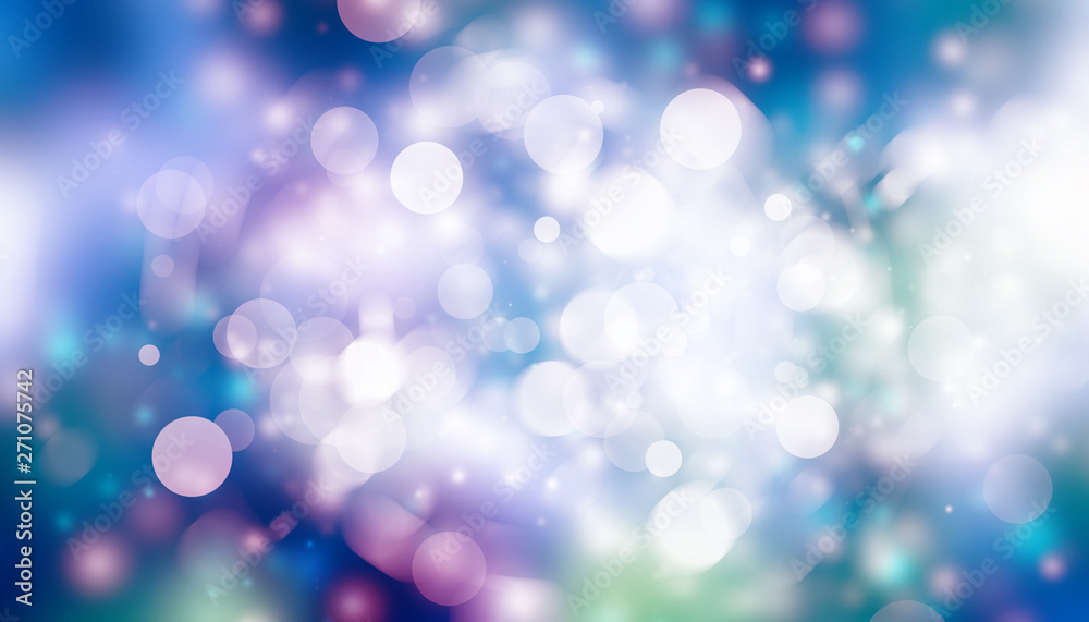 white bokeh blur background / Circle light on purple background / abstract light background white bokeh blur background / Circle light on purple background / abstract light background