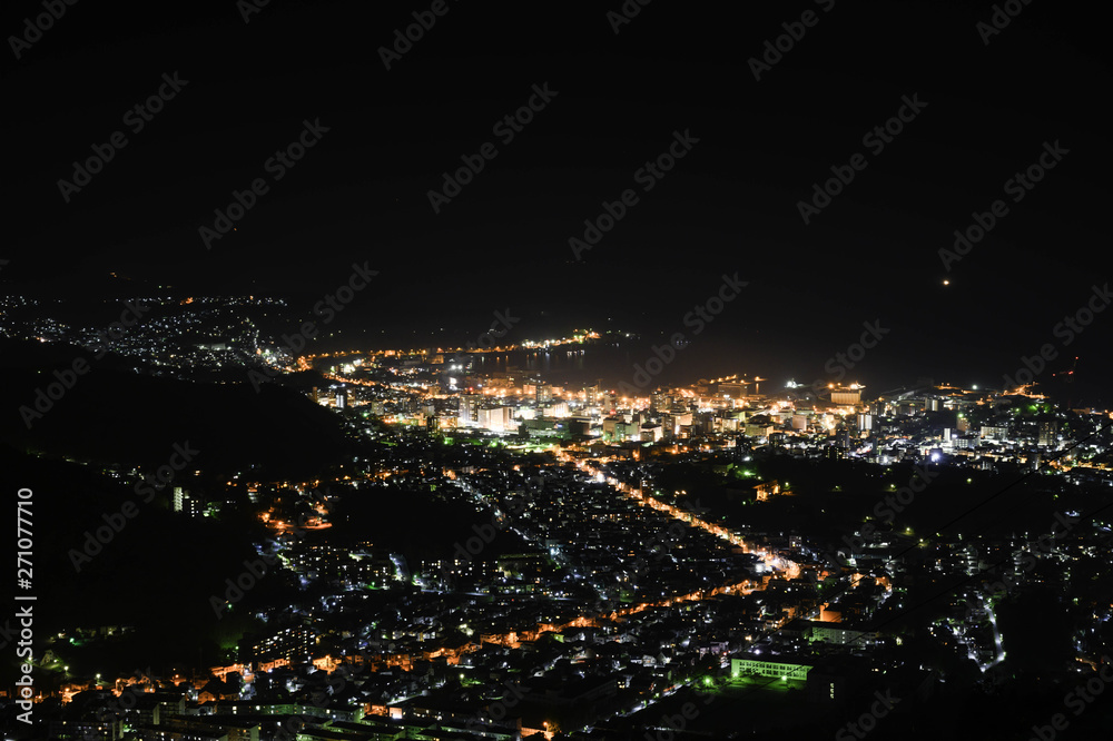 Naklejka premium 小樽の夜景