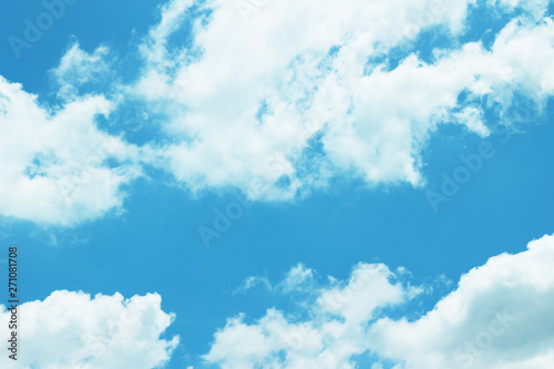 Fototapeta Naklejka Na Ścianę i Meble -  Sky with clouds texture background, copy space.