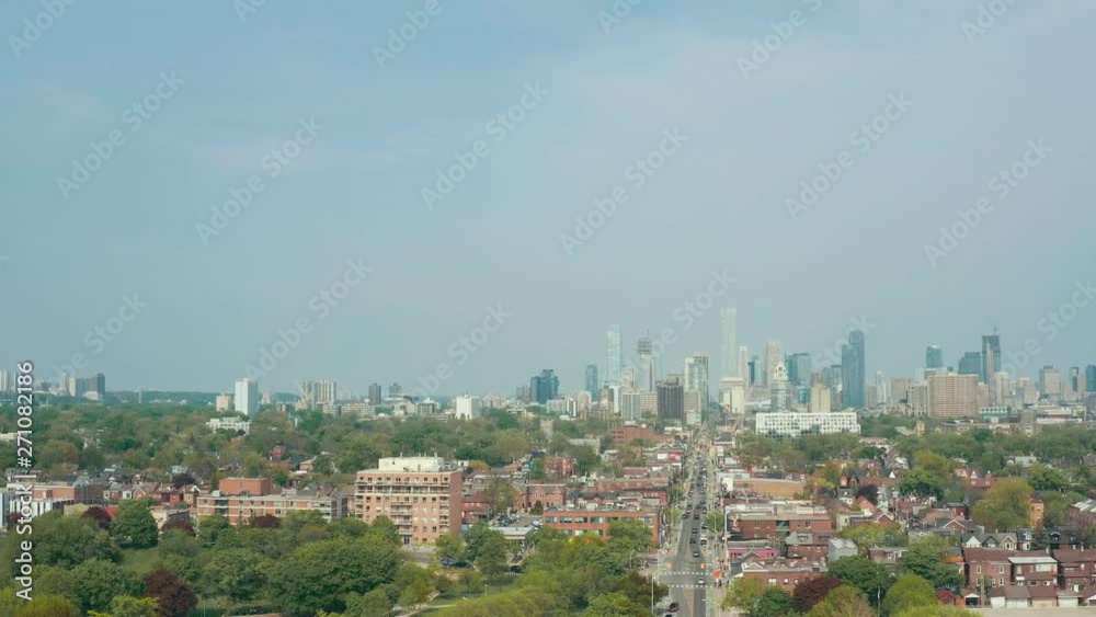 Aerial view of residential homes in late spring. Cinematic 4K establishing shot. Aerial view of residential homes in late spring. Cinematic 4K establishing shot.