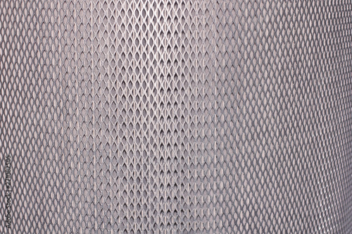 Textural background of new metallic silver mesh