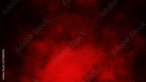 Red smoke stage studio. Abstract fog texture overlays.