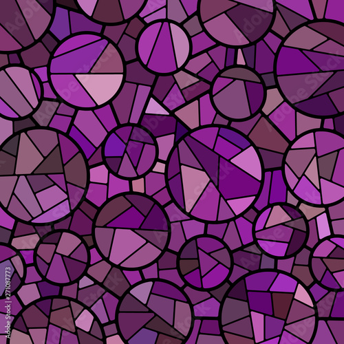 abstract vector stained-glass mosaic background