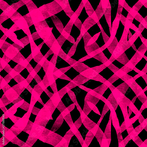 Abstract pink black striped...