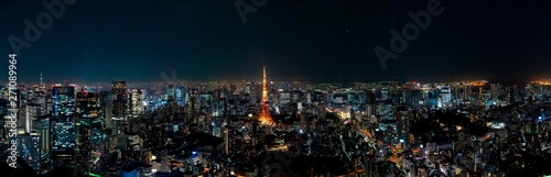 Photo The most beautiful Viewpoint Tokyo tower in tokyo city ,japan.