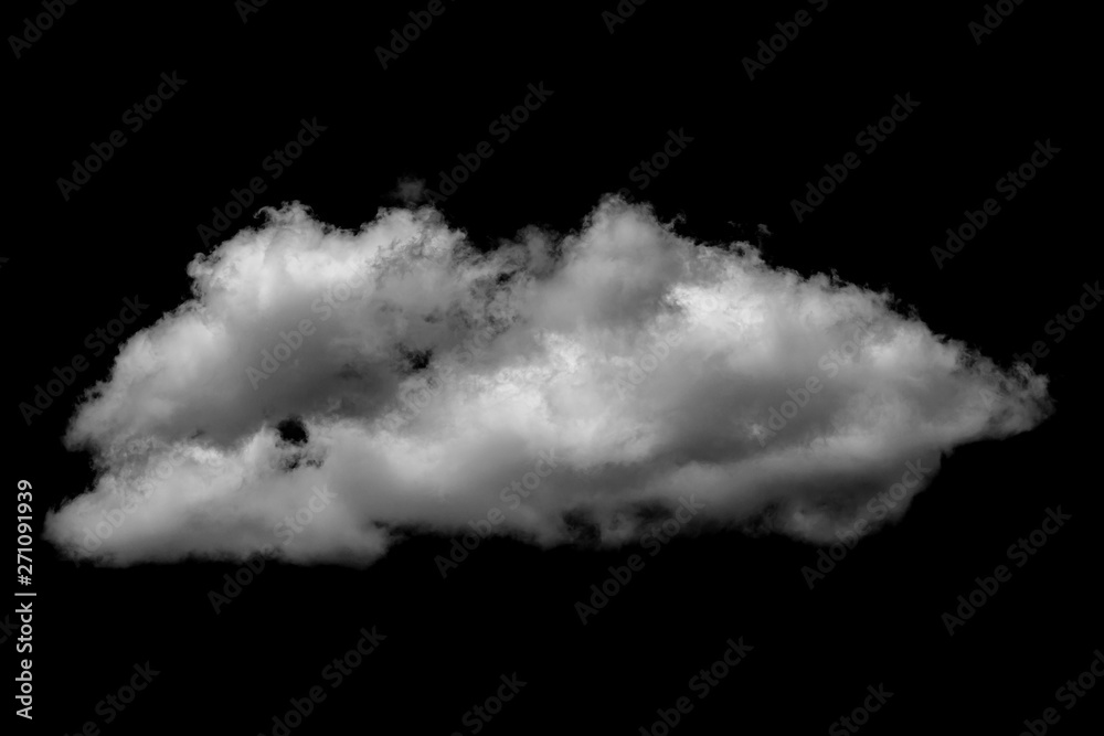 White cloud isolated over a black background realistic cloud. White cloud isolated over a black background realistic cloud.