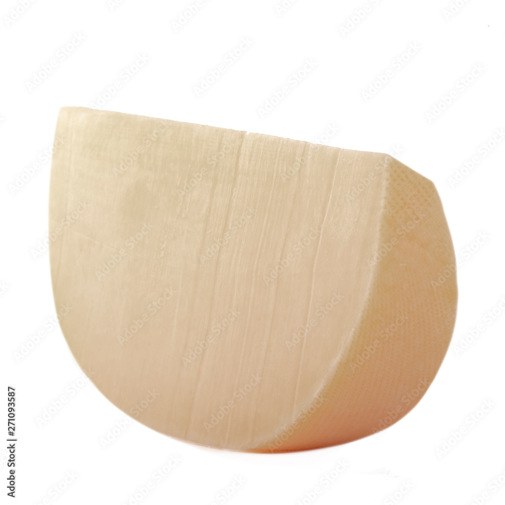 cut of cheese isolated on white background cut of cheese isolated on white background
