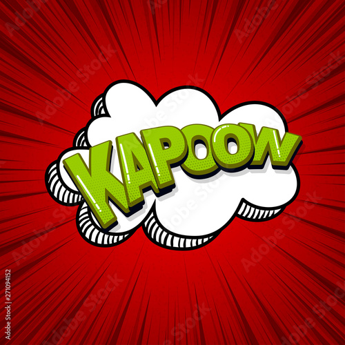 Pop art comic text