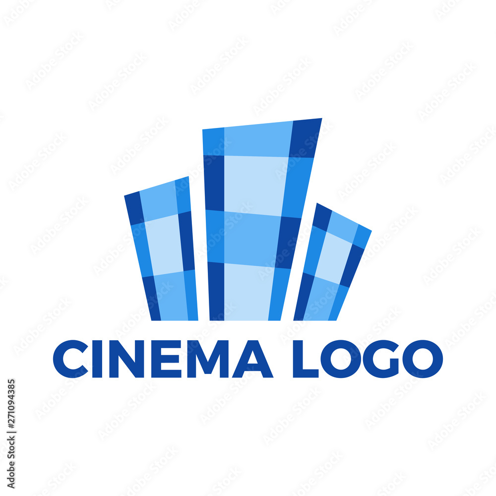 Cinema Logo Vector Design Template Illustration. Cinema Logo Vector Design Template Illustration.