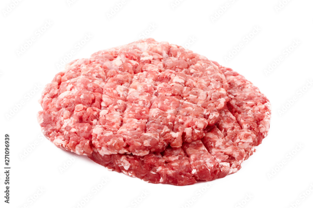 two hamburger isolated on white background two hamburger isolated on white background