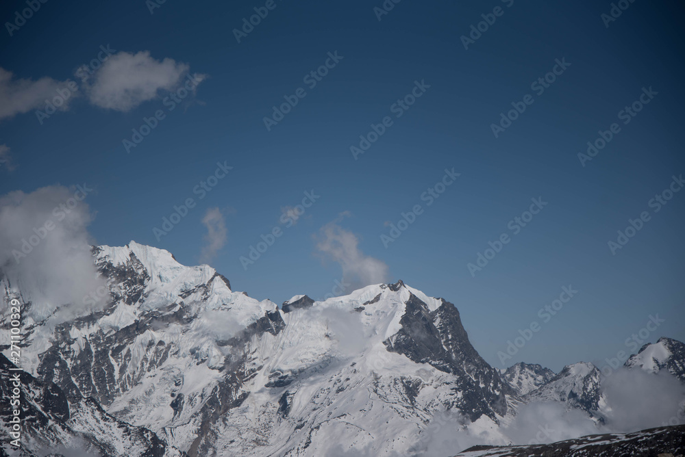 a harsh ascent of Mount Kailash in Tibet with a fantastic panorama a harsh ascent of Mount Kailash in Tibet with a fantastic panorama