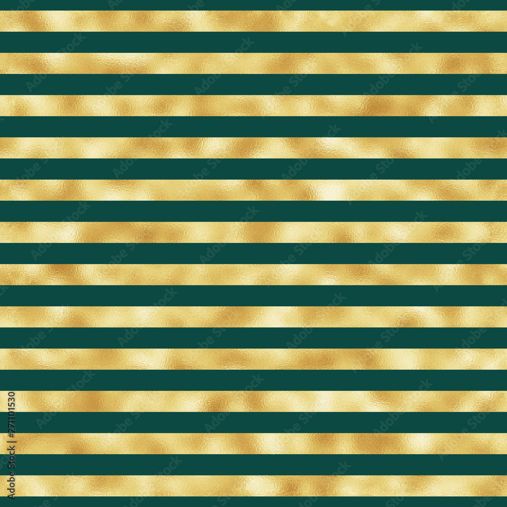 Obraz premium Horizontal Stripes Seamless Pattern - Simple bold horizontal stripes repeating pattern design