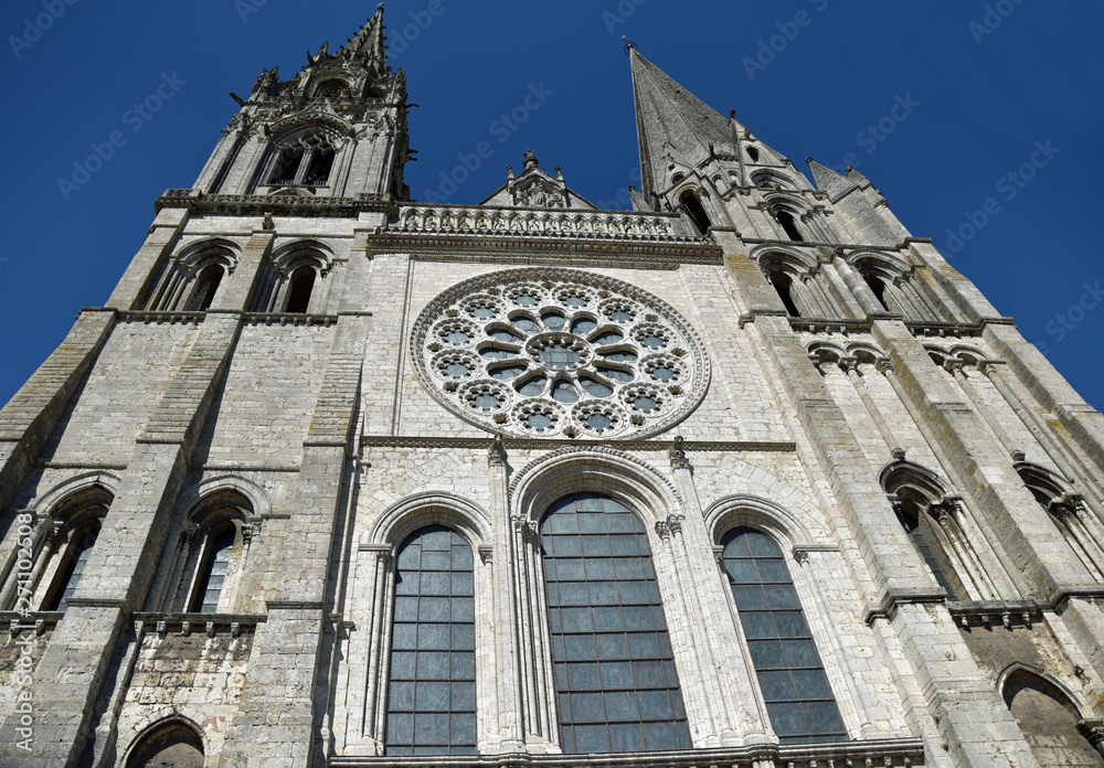 Façade de la cathédrale de Chartres