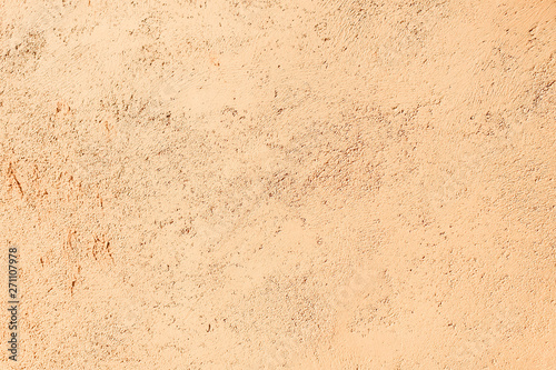 closeup retro tan color cement wall texture for design background concept © chinnarach