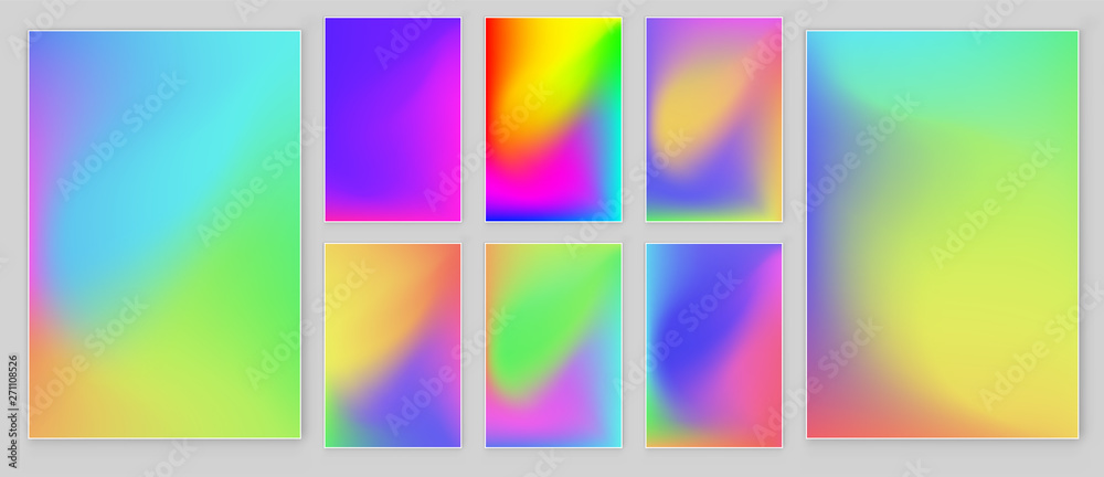 Bright colors gradient abstract soft background. 