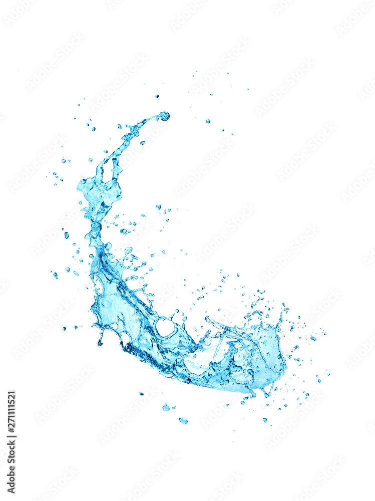 water Splash On white Background water Splash On white Background