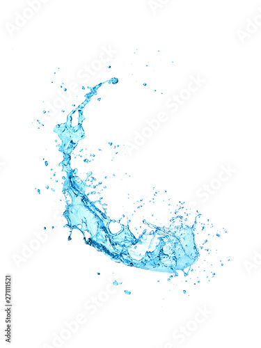 water Splash On white Background