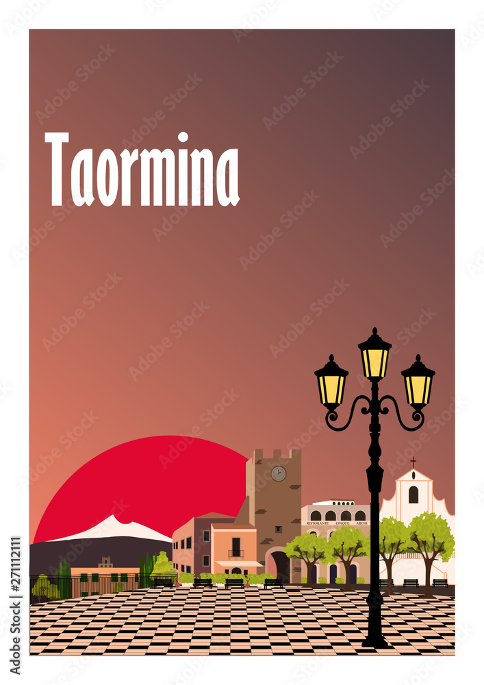Taormina Travelposter