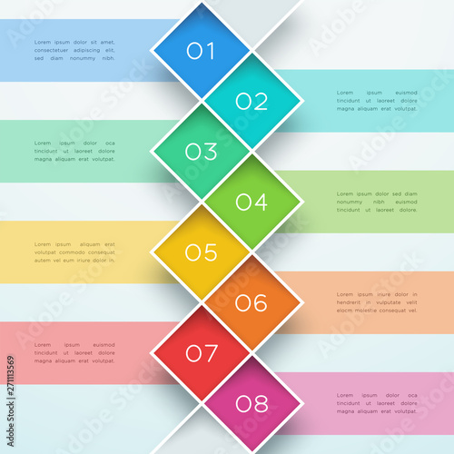 Abstract Square Sections Overlapping Background