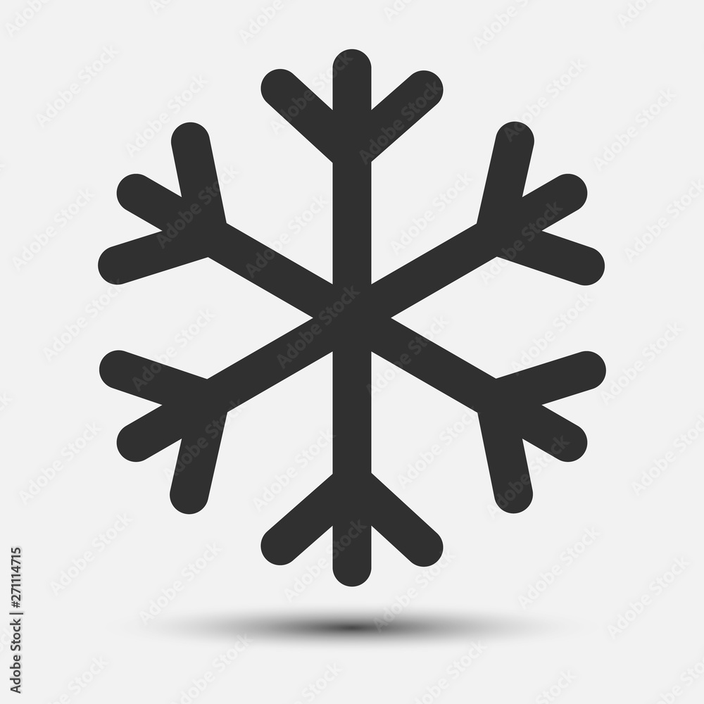 Snow flake icon isolated on white background. Vector illustration. Eps 10. Snow flake icon isolated on white background. Vector illustration. Eps 10.