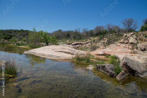 Colorado river in Inks Lake State Park, Texas