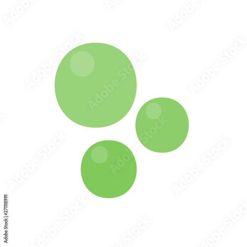 peas icon. Isolated vector illustration