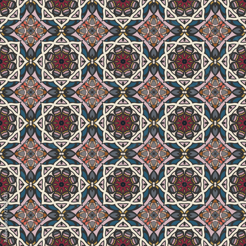 Endless colorful pattern for wallpapers, design and backgrounds, vector seamless pattern.