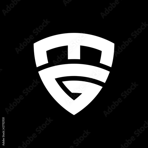 abstract,unique and creative initial letters MG, GM logo vector