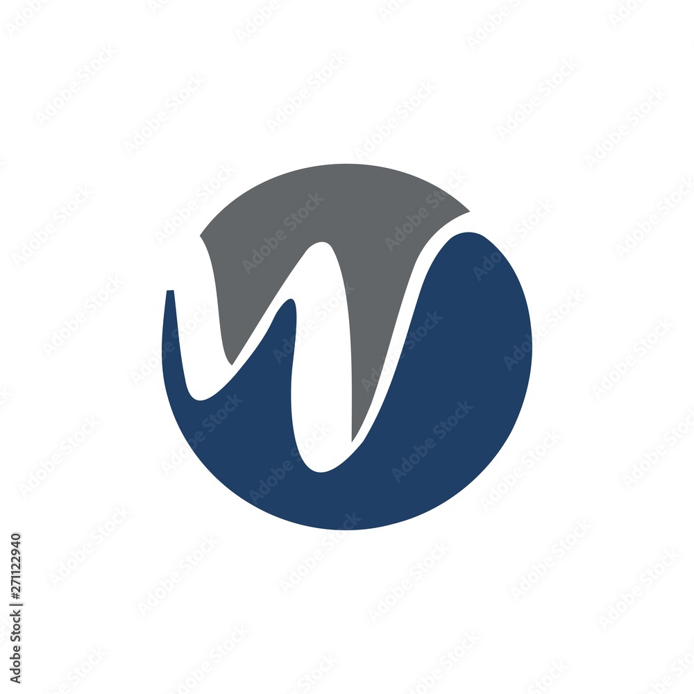 Letter initial W Logo Design Vector Illustration Letter initial W Logo Design Vector Illustration