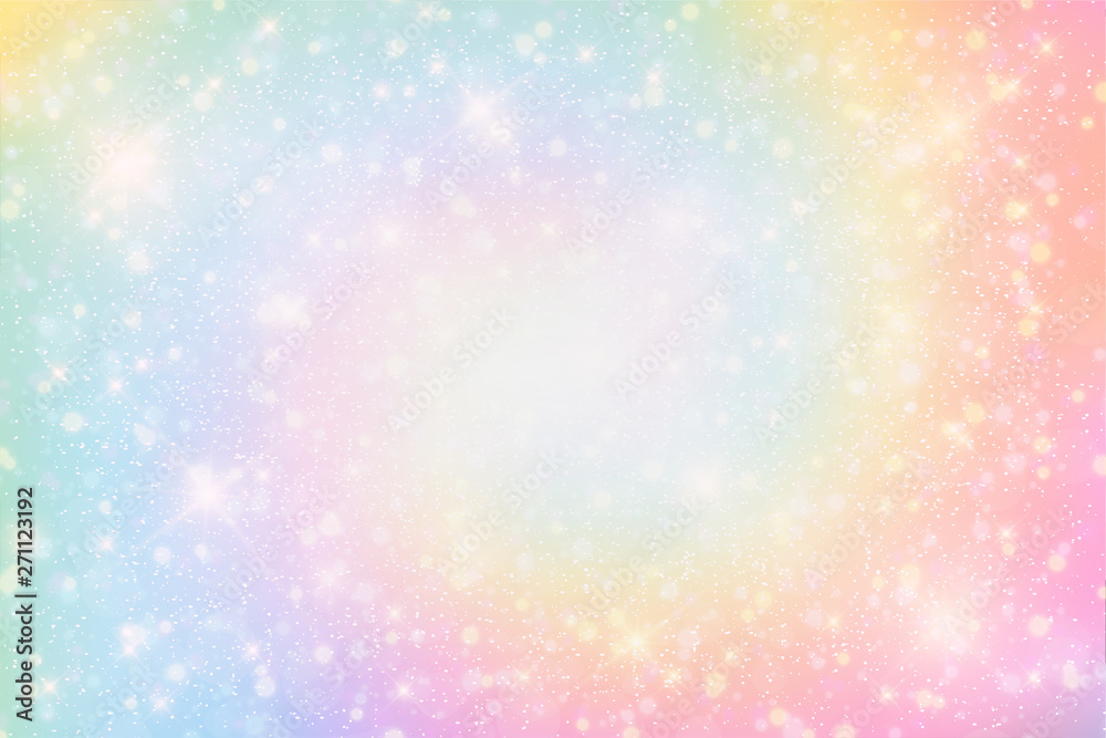 Vector illustration of galaxy fantasy background and pastel color.The ...