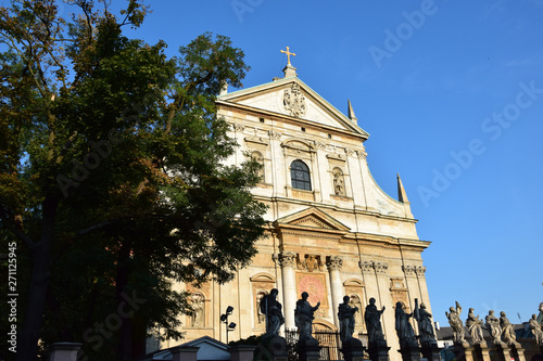 Baroque Saints Peter and Paul Church, Old Town, Kraków., Poland photo